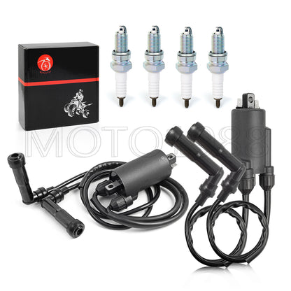 Ignition Coil & Spark Plug Kit for Honda Nighthawk 650 (1982–1985)