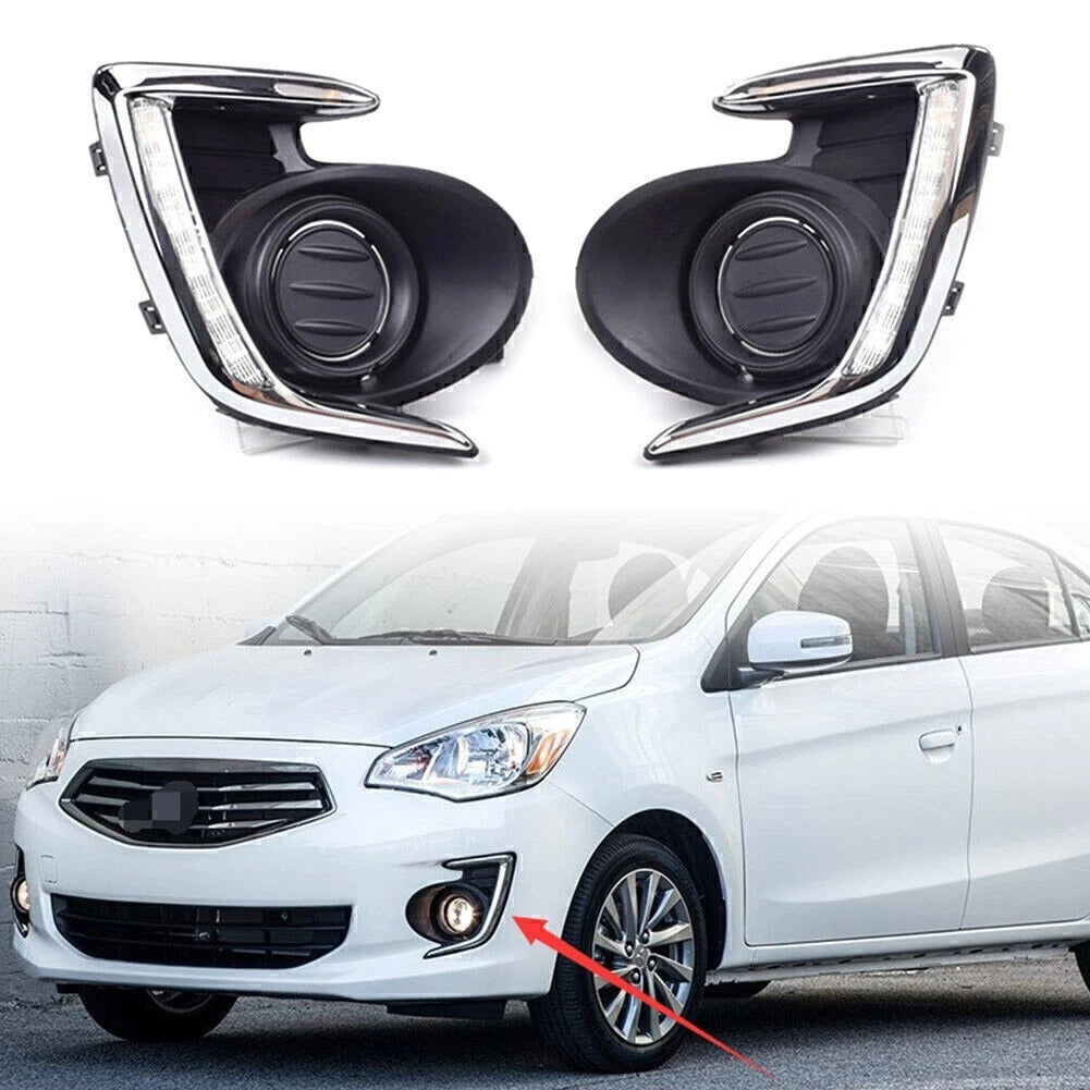 2X DRL LED Daytime Running Light for Mitsubishi Attrage/Mirage G4 (2012–2015)