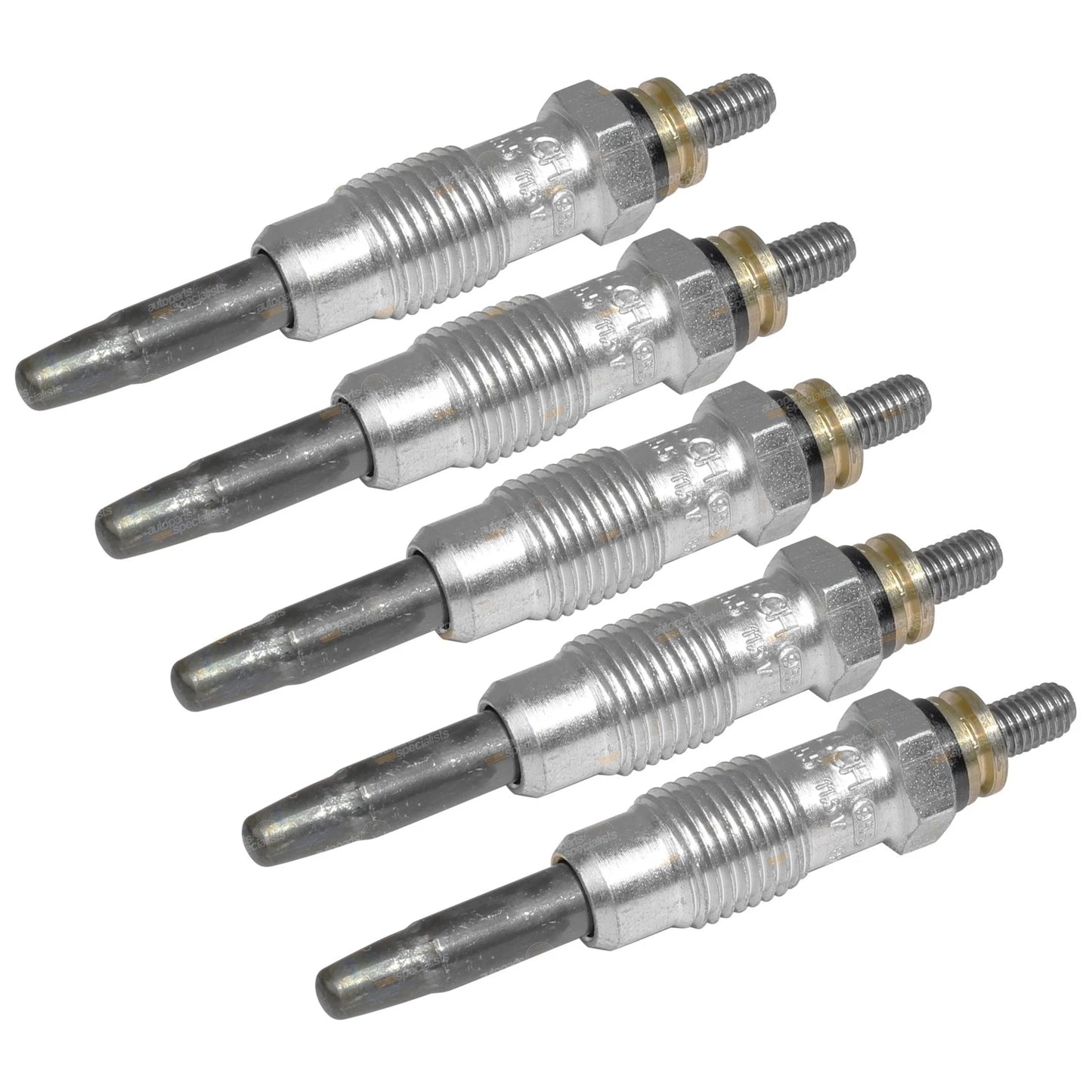 Set of 5 Glow Plugs for Mercedes-Benz MB100D (2001–2004)
