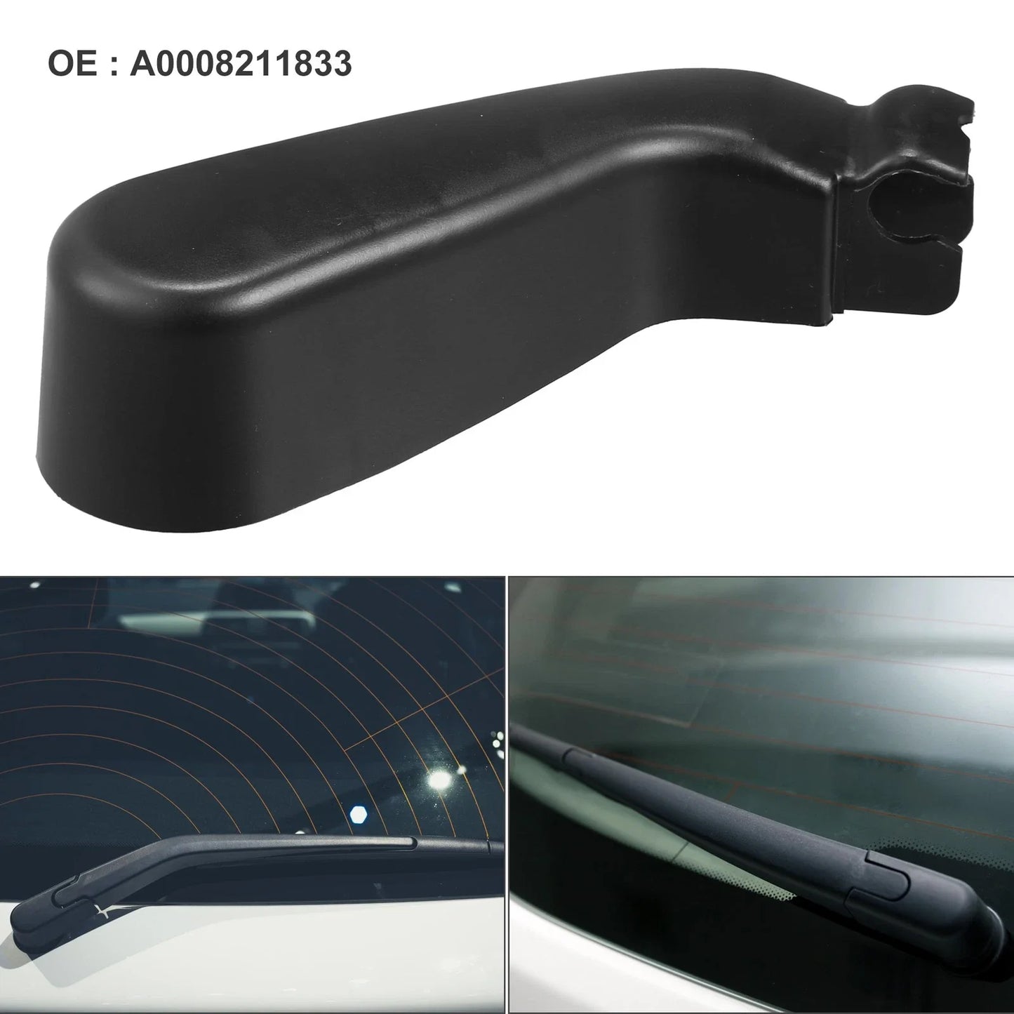Rear Windshield Wiper Arm Nut Cover for Mercedes-Benz Viano Vito (2003-2012)