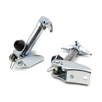Set of 2 Chrome Hood Bonnet Catch Locks for Toyota Land Cruiser (BJ40–HJ47)