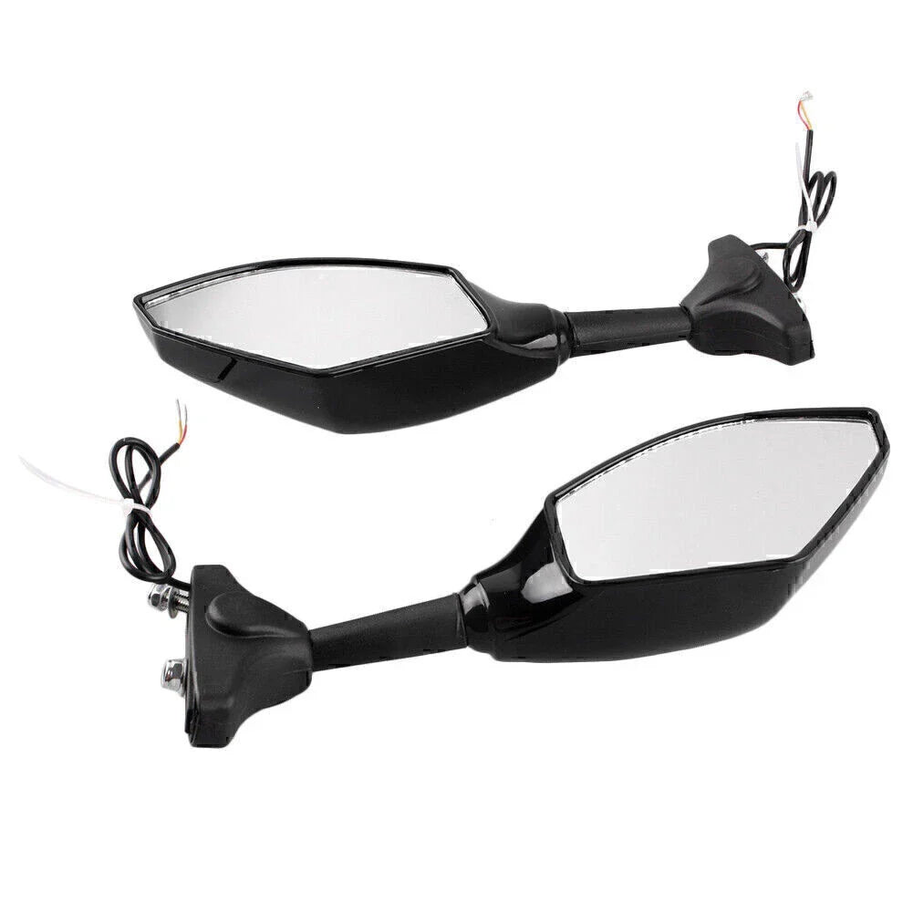 LED Rear Wing Mirrors for Universal Street Bikes
