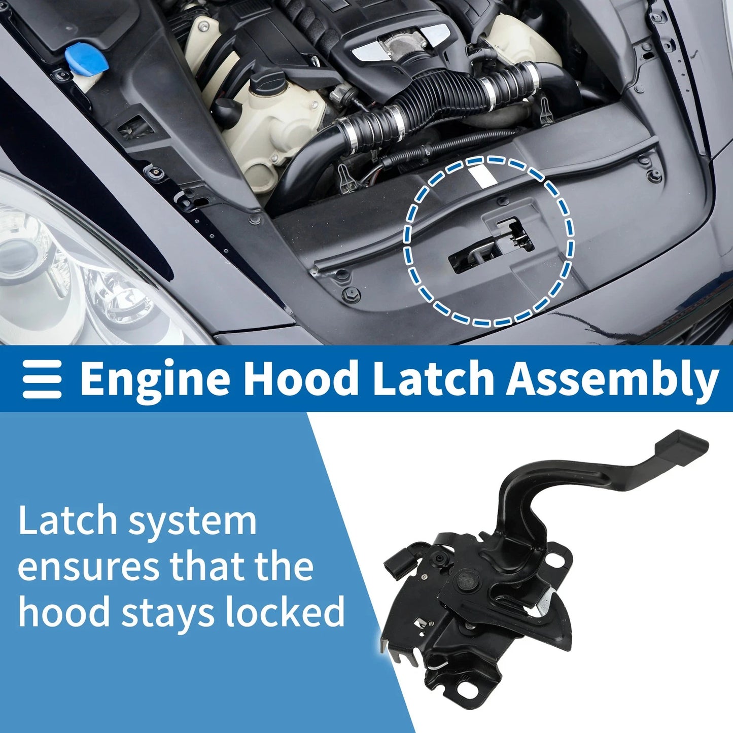 Hood Latch Assembly for Honda CR-V (2017–2022) No. 74120TLAA01 1 Pc