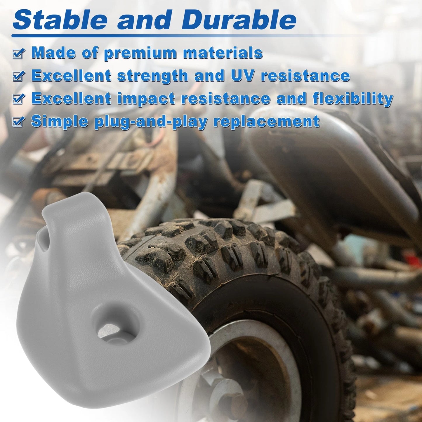 Sun Visor Clip for Chrysler Sebring (2008–2010) & Dodge Avenger Gray No.1GW25DW1AA