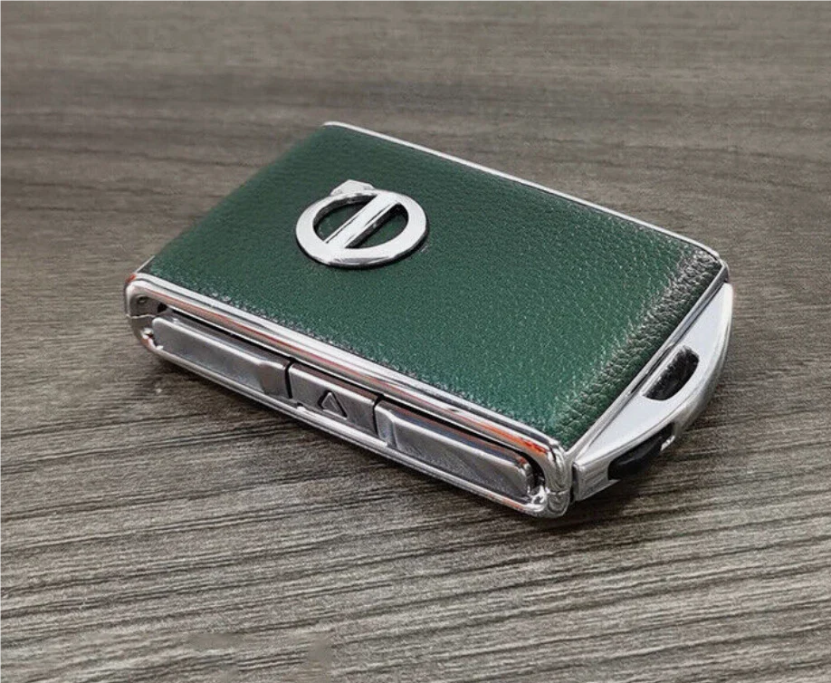 Green Leather Key Remote Control Case Fob Shell Cover for Volvo S60 XC60 XC90