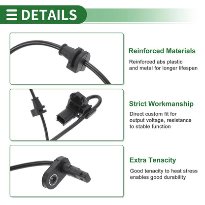ABS Wheel Speed Sensor No. 57450TMBH01 for Honda CR-V (2017) Front Right