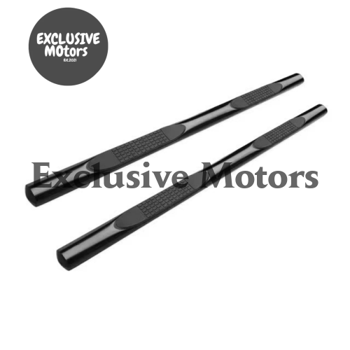 4" Oval Side Step Running Boardsfor Mazda BT50 Black (2012-2020)