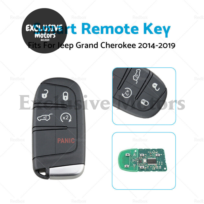 Smart Remote Key for Jeep Grand Cherokee (2014-2019)