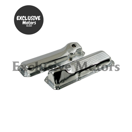 351 Chrome Valve Rocker Covers for Ford Cleveland (1969-1974)