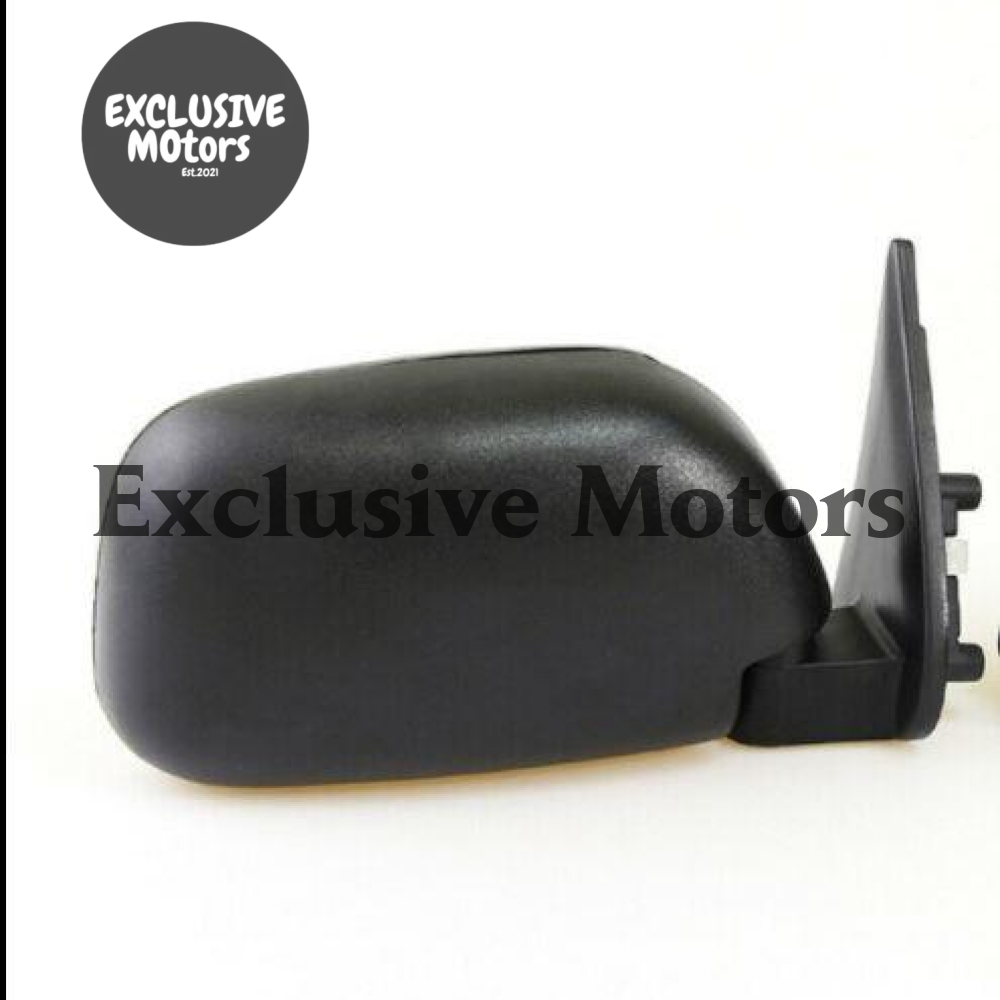 Right Hand Mirror Black Corner Mount for Toyota Hilux 2WD (1989-1996)