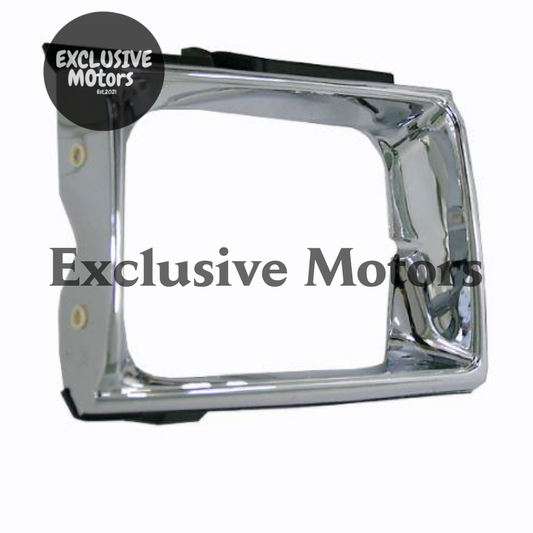 Left Hand Bezel Head Light for Toyota Hilux LN106 4WD Chrome (1989-1991)